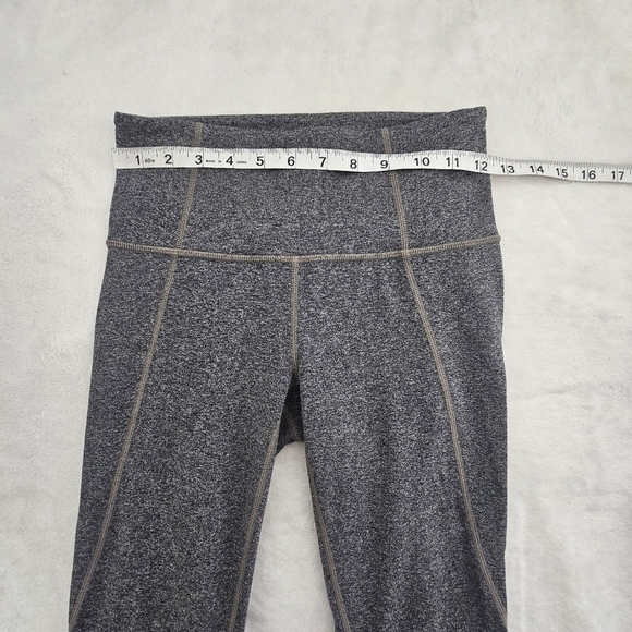 Athleta Salutation Powervita Capri Leggings Heathered Gray Size XS - Picture 7 of 11